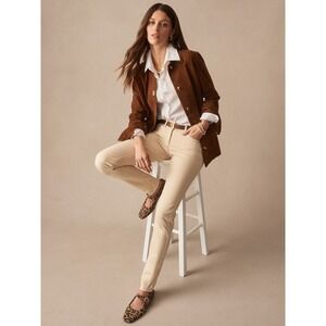 J McLaughlin Womens Tan Straight Leg Pants Size 4 Casual Career